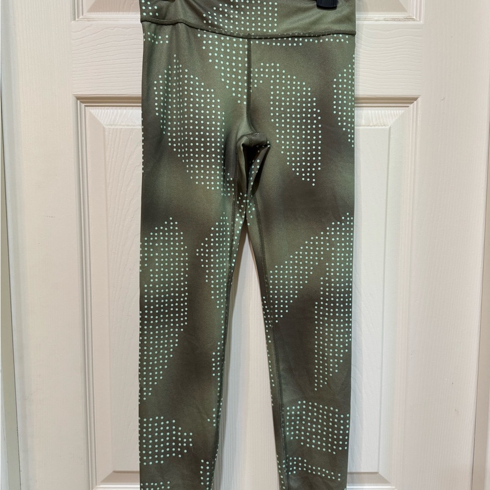 Kids Green Nike Dri Fit Leggings
